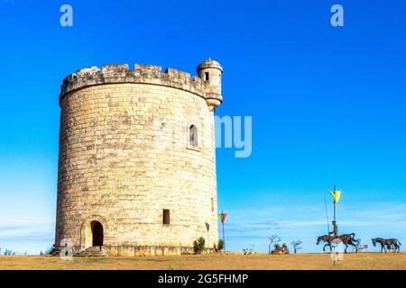 Colonial Fort, El Meson del Quijote, Varadero, Cuba Stock Photo