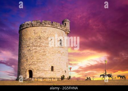 Colonial Fort, El Meson del Quijote, Varadero, Cuba Stock Photo