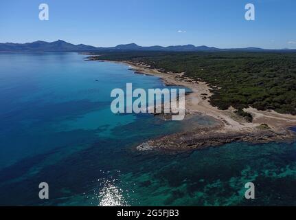 Alcudia Bay, Mallorca, Balearic Islands Stock Photo