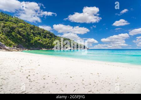 Beauty, Tropical beach, Similan Islands, Andaman Sea, National Park, Phangnga Province, Thailand Stock Photo