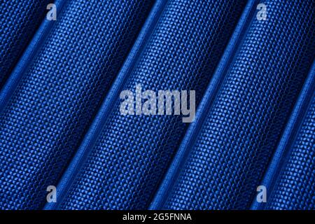 Abstract macro photography, luxury leather pattern texture background with blue light Stock Photo