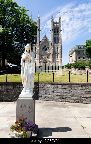 Basilica of Our Lady Immaculate Roman Catholic basilica in Guelph Ontario Canada. Stock Photo