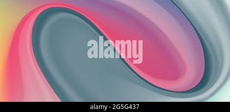 Abstract liquid background design, grey and blue paint color flow ...