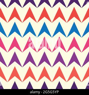 Geometric shapes vector seamless pattern for wallpaper, textile, surface, fashion, background, tile, stationary, home decor, furnishing etc. Stock Vector