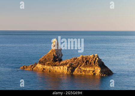 Church Rock, Broad Haven, Pembrokeshire, Wales, UK Stock Photo