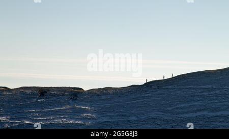 Mount Grappa landscape. Italian Alps panorama Stock Photo