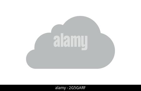 Cloud icon in on white background vector image Stock Vector