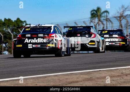 Sao Paulo, Sao Paulo, Brazil. 27th June, 2021. 10 ADALBERTO BAPTISTA, of Cobra Racing, in action during the the 1st stage of the TCR South America Touring Car Championship 2021, at Interlagos circuit in Sao Paulo, Brazil, this Sunday (26) Credit: Paulo Lopes/ZUMA Wire/Alamy Live News Stock Photo