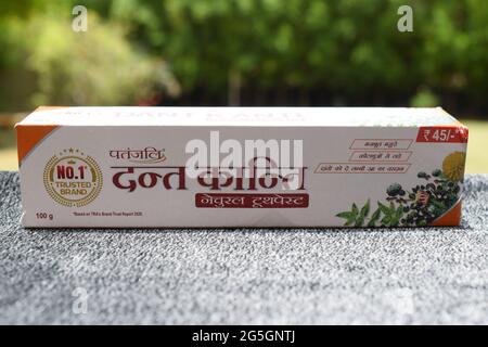 Dantkanti toothpaste Indian ayurvedic brand patanjali. Herbal ...