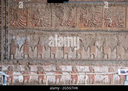 The Sun and Moon Temples in Trujillo, Peru are a UNESCO World Heritage ...