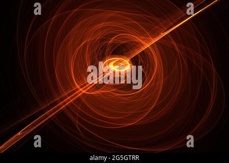 Exploding supernova , forminng of nebula. Black hole in the center of galaxy. Big bang concept. Supernova Blast in Space. The space of the universe. N Stock Photo