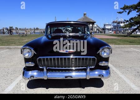 1955 Chevrolet Bel Air Nomad station wagon Long Island New York Stock Photo