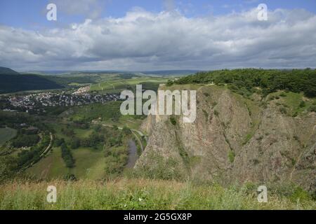 A nice shot in Der Rotenfels Traisen Germany Stock Photo