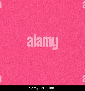 Pink felt background, structure on macro. Seamless square texture, tile ready. Stock Photo
