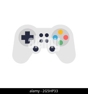 Game controller on white background Stock Vector