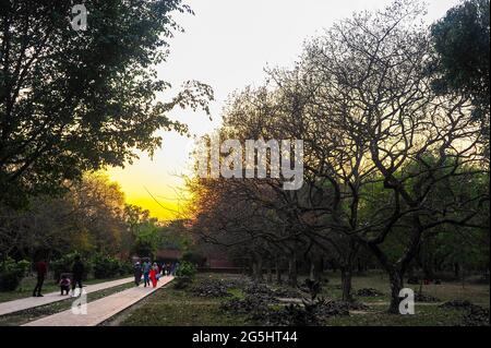 A day of charm in Bangladeshi park Stock Photo