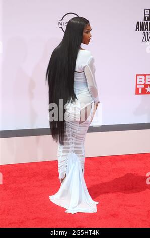 Summer Walker at the 2021 BET Awards held at Microsoft Theatre L.A