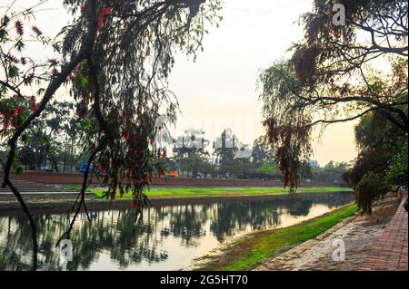 A day of charm in Bangladeshi park Stock Photo