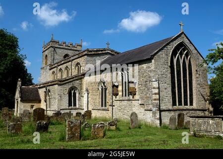 St. Mary Magdalene Church, Helmdon, Northamptonshire, England, UK Stock Photo