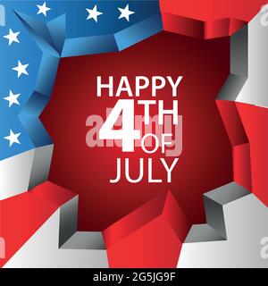 American patriotic backgrounds. 4th July seamless patterns. America ...