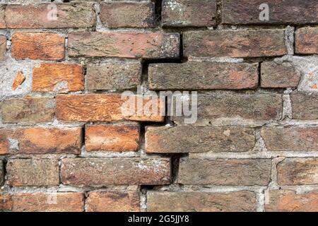Old Brickwall in Venice, Italy Stock Photo