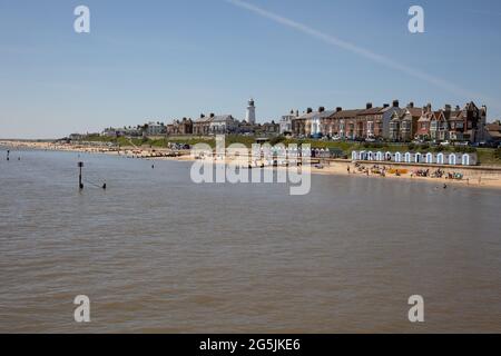Southwold from the Pier Stock Photo