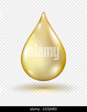 Vitamin gel droplet Stock Vector