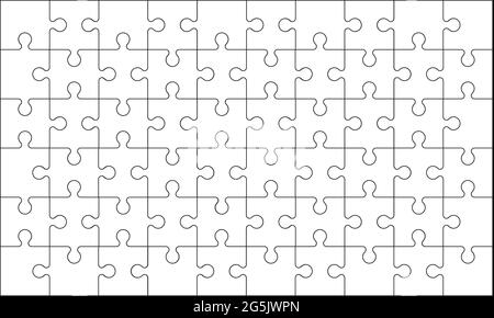 Puzzles Blank Template Square Grid Jigsaw Puzzle 6X6 Size Pieces