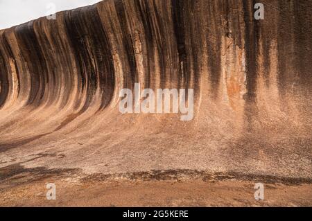 WAVE ROCK, KATTER KICH, HYDEN ROCK, HYDEN, WESTERN AUSTRALIA Stock Photo