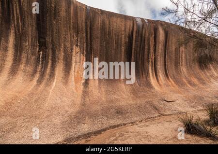 WAVE ROCK, KATTER KICH, HYDEN ROCK, HYDEN, WESTERN AUSTRALIA Stock Photo