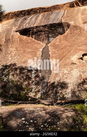 WAVE ROCK, KATTER KICH, HYDEN ROCK, HYDEN, WESTERN AUSTRALIA Stock Photo