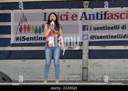 Milano, Italy. 08th May, 2021. Manifestation in Milan for approval DDL Zan (Photo by Luca Ponti/Pacific Press/Sipa USA) Credit: Sipa USA/Alamy Live News Stock Photo