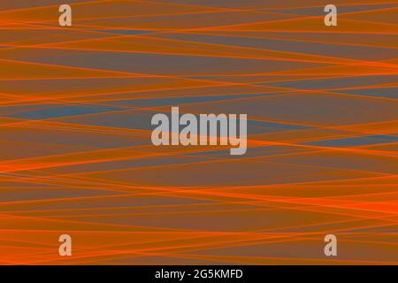 Abstract modern dynamic stylish orange and blue decorative pattern wave banner background. Stock Photo