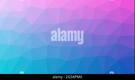 Abstract soft geometric low poly background design Stock Photo