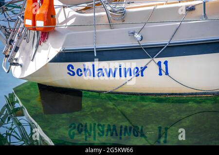 Funny boat name hi-res stock photography and images - Alamy