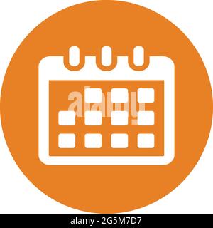 Calendar, duration icon - Use for commercial purposes, print media, web or any type of design projects. Vector EPS file. Stock Vector