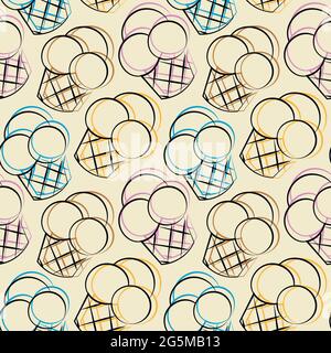 For textiles of clothing and things, paper products, wrapping, wallpaper, decor, notebook, interior and background for social networks, etc. Stock Vector