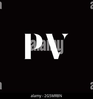 Logo Letter Initial Logo Designs Template with Gold and Black Background, Vector icon modern Stock Vector