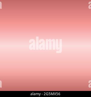 Vector illustration with rose gold metal backdrop Stock Vector