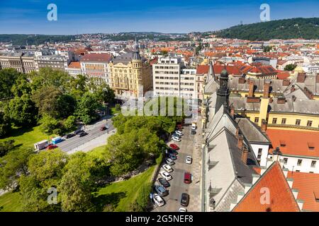 Karlovo namesti, Nove Mesto, Praha, Ceska Republika / Charles square, New Town, Prague, Czech republic Stock Photo