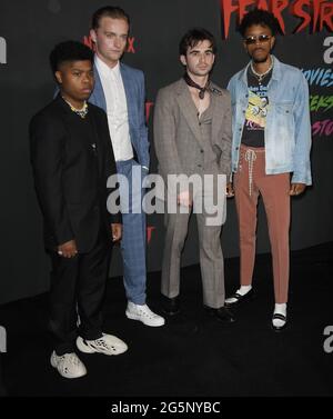 Benjamin Flores Jr. arrives at the FEAR STREET TRILOGY Premiere held at ...