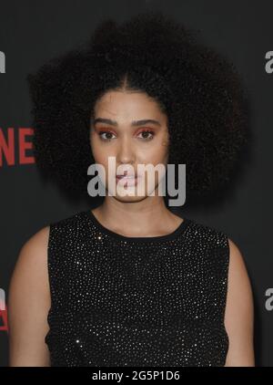 Lee Rodriguez arrives at the FEAR STREET TRILOGY Premiere held at the