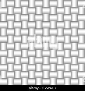 Volume Realistic Embossing Texture. White isolated background Stock Vector
