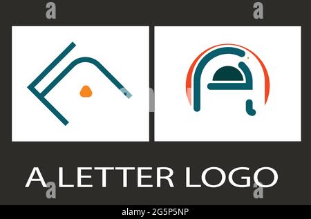 A letter logo for design - letter logo design Stock Vector