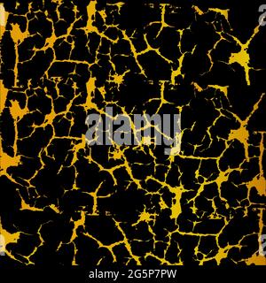 Marble gold grunge texture. Patina scratch golden elements. Sketch surface to create distressed effect. Overlay distress grain graphic design. Stylish Stock Vector