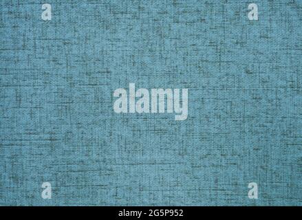 Hessian Sackcloth Canvas Woven Texture Pattern Background in Light Blue or Teal Color Stock Photo