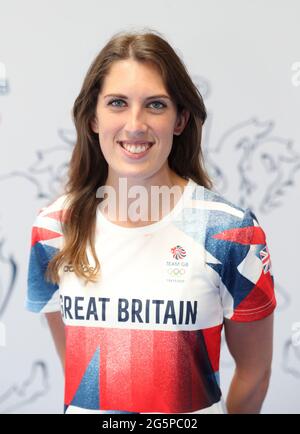 Jessica Turner during the Athletics kitting out session for the Tokyo
