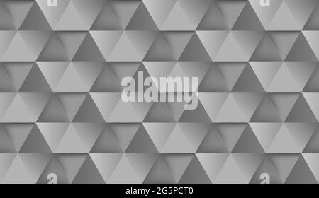 vector grey triangular background Stock Vector