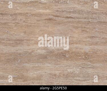 Seamless texture of beige travertine Stock Photo
