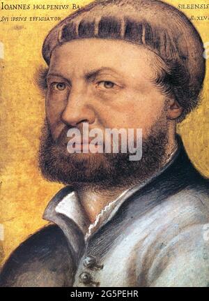 HANS HOLBEIN the YOUNGER (c 1497-1543) German painter and printmaker Stock Photo